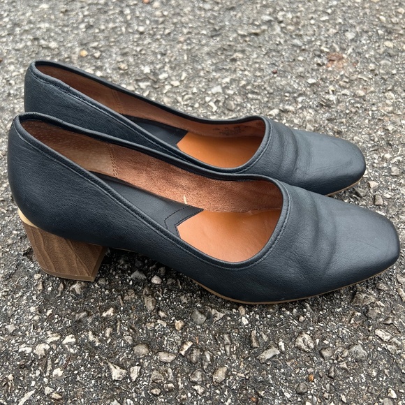 Franco Sarto Women's Block Heels 7.5M Black Short Heel Work Professional - Picture 5 of 9